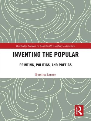 cover image of Inventing the Popular